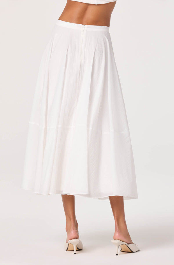 Grace Tiered A-Line Midi Skirt - ASTR the Label