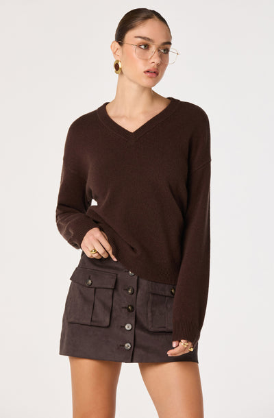 Becky Faux Suede Mini Skirt