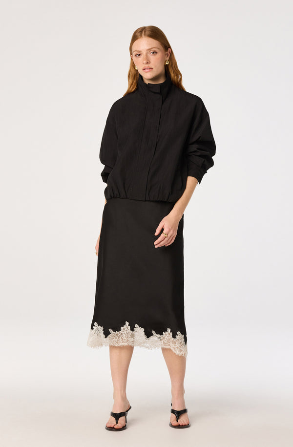 Blossom Lace Hem Midi Skirt - ASTR the Label