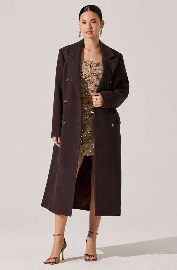 Morana Double Breasted Coat - ASTR the Label