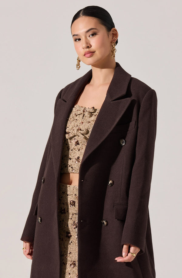 Morana Double Breasted Coat - ASTR the Label