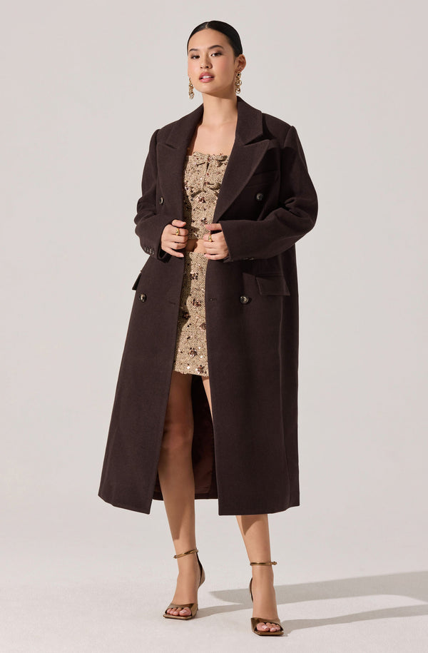 Morana Double Breasted Coat - ASTR the Label