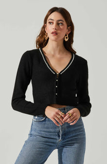 Melissa Pearl Embellished Cardigan Sweater – ASTR The Label
