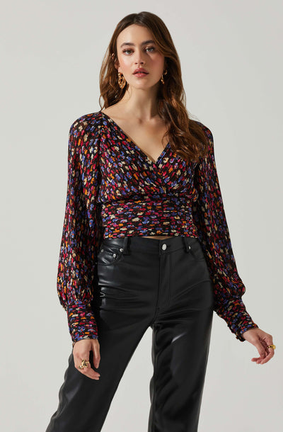 Pernilla Floral Long Sleeve Top