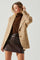 Lottie Plaid Belted Blazer