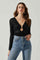 Sticky add to cart - Josie Front Cutout Long Sleeve Bodysuit