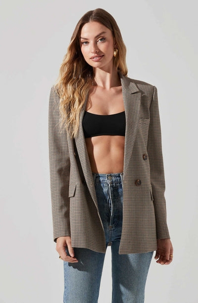 Milani Double Breasted Oversized Blazer