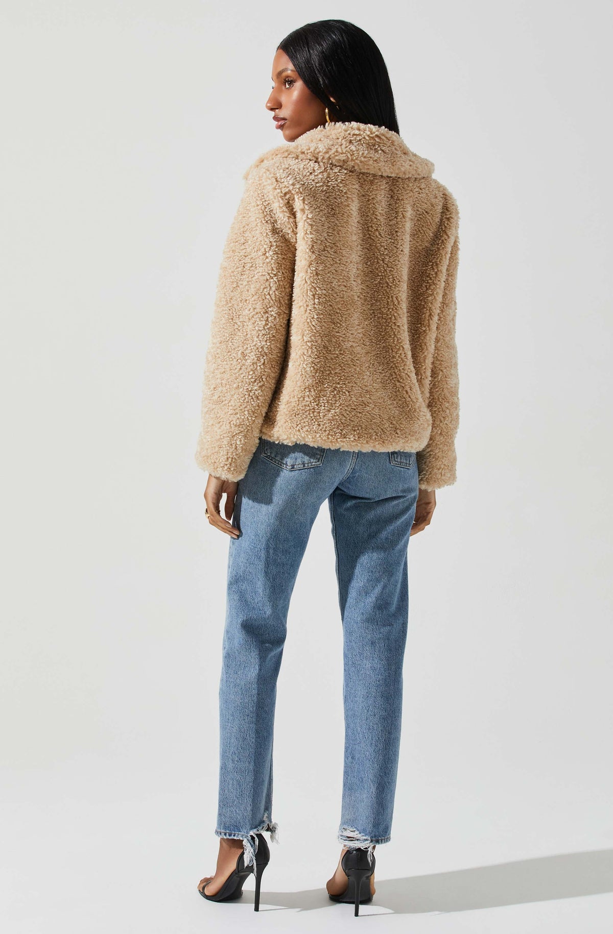 Miley Faux Sherpa Jacket – ASTR The Label