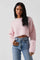 Clarissa Cropped Fuzzy Knit Sweater