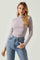 Jobelle Lurex Mock Neck Long Sleeve Top