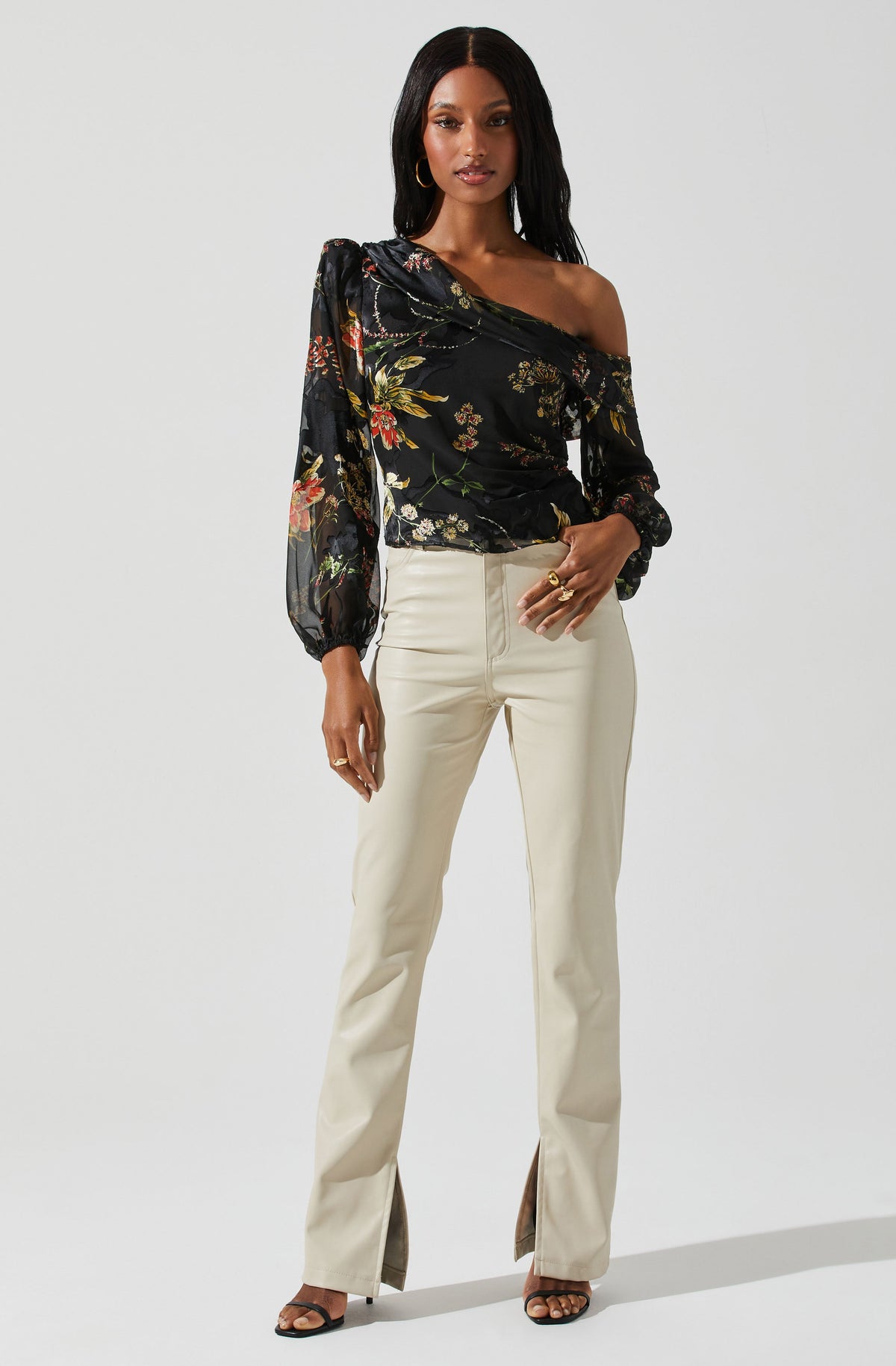 Reign Floral Off Shoulder Top ASTR The Label