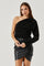Cosima Embellished One Sleeve Sweater