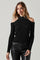 Pickford Mock Neck Cold Shoulder Sweater