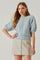 Sticky add to cart - Koami Embellished Puff Sleeve Sweater