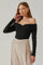 Sticky add to cart - Kendy Off Shoulder Long Sleeve Top