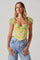 Sticky add to cart - Corazon Floral Bustier Top