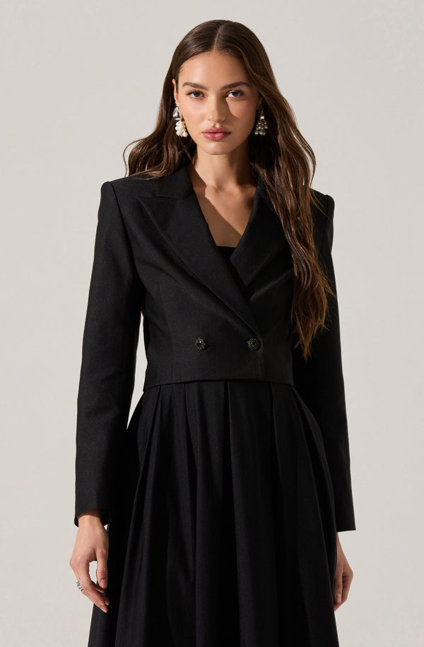 Leotie Cropped Blazer - ASTR the Label