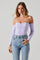Sticky add to cart - Evianna Off Shoulder Ruched Bodysuit