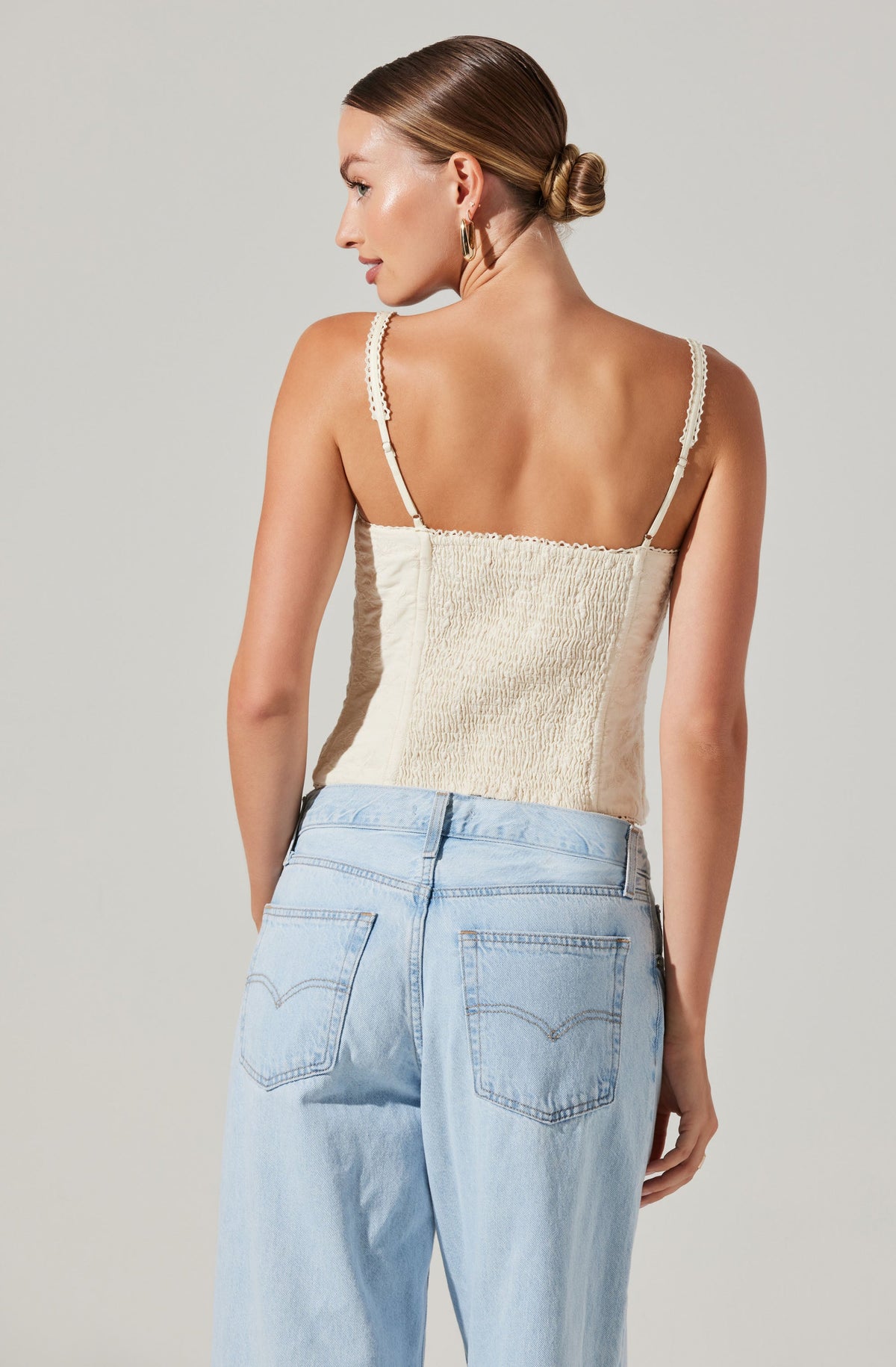 Venus Embroidered Corset Top ASTR the Label