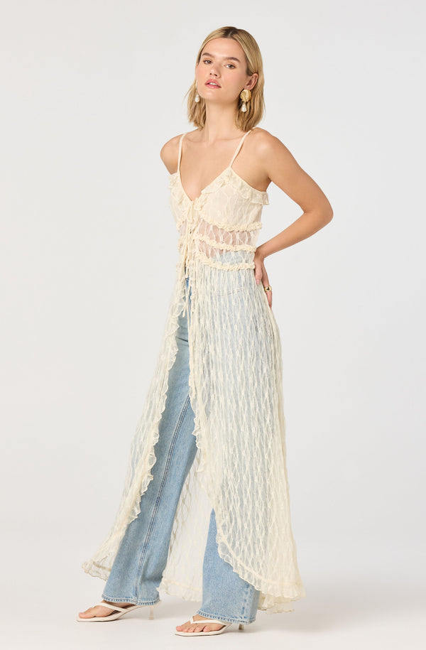 halogen maxi dress Rue Sophie Vioness Dress in Baby Blue