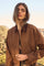 Sticky add to cart - Sorine Faux Suede Bomber Jacket