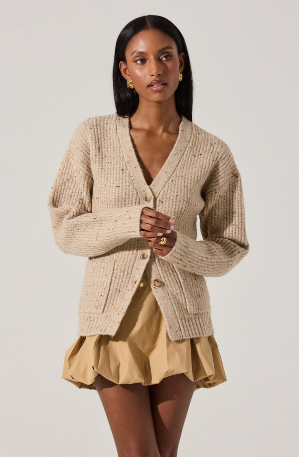 Saffi Ribbed Cardigan Sweater - ASTR the Label
