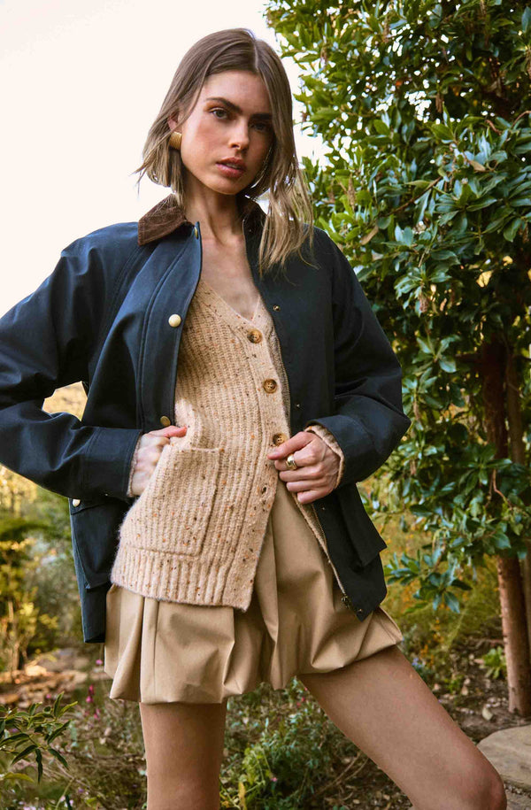 Saffi Ribbed Cardigan Sweater - ASTR the Label