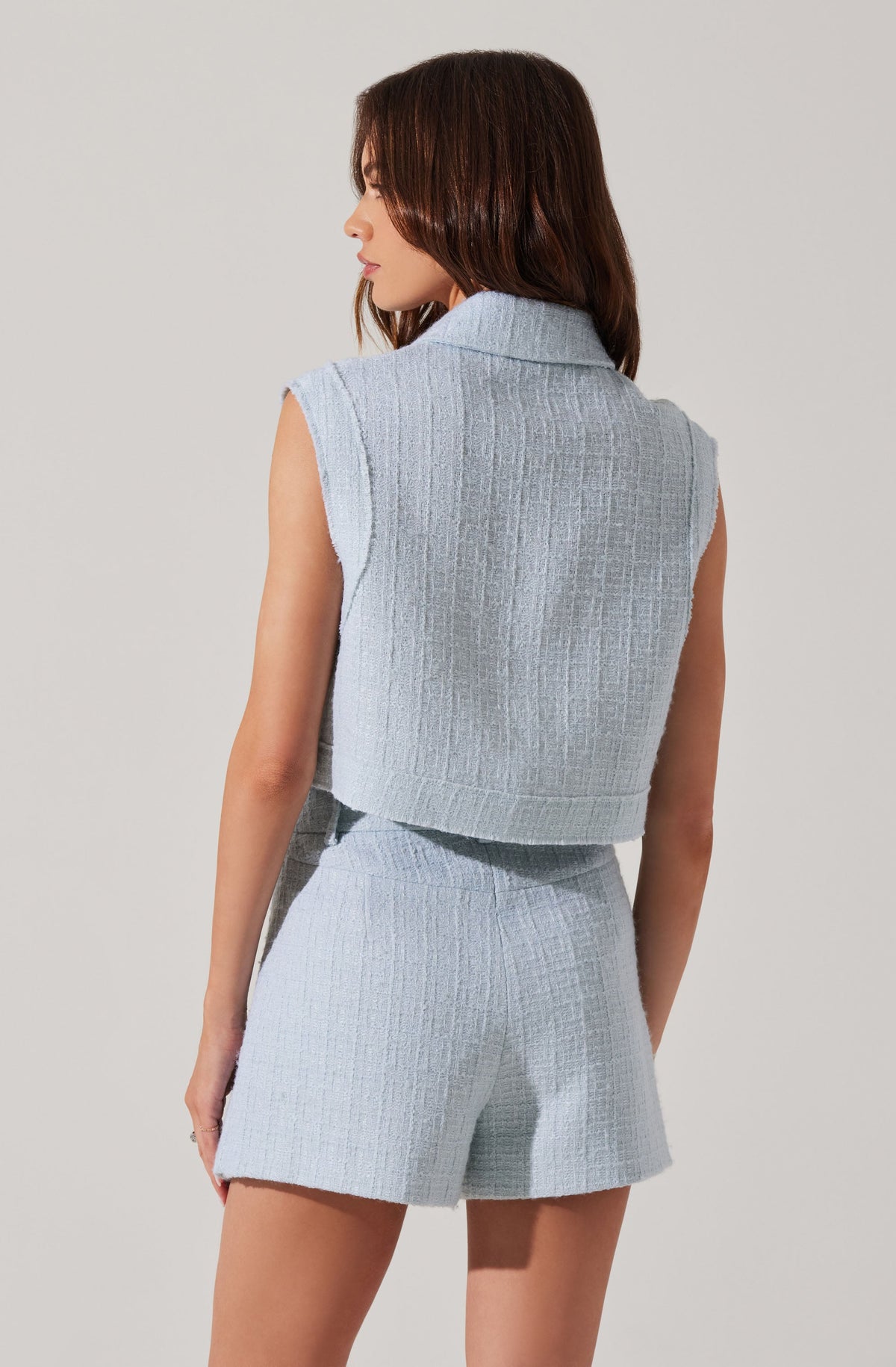 Jhene Tweed Sleeveless Top– ASTR the Label