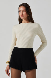 Reece Ribbed Long Sleeve Sweater - ASTR the Label