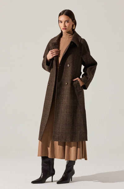 Seeley Double Breasted Longline Coat