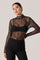 Sticky add to cart - Kyra Rhinestone Lace Top