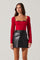 Sticky add to cart - Whitley Peekaboo Contrast Top