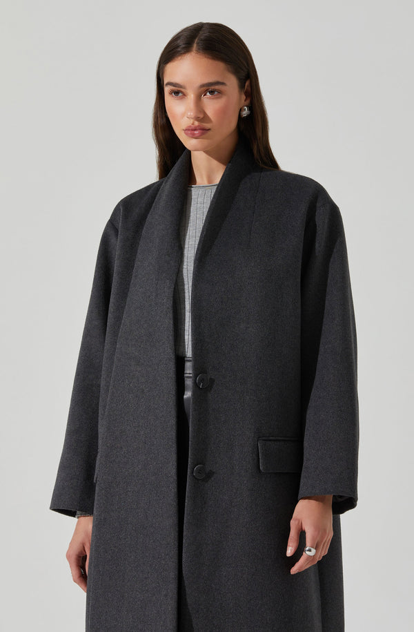 Londyn Scarf Longline Coat - ASTR the Label