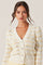 Sticky add to cart - Janira Wavy Stripe Pointelle Cardigan