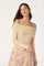 Sticky add to cart - Kylin Off-Shoulder Foldover Sweater