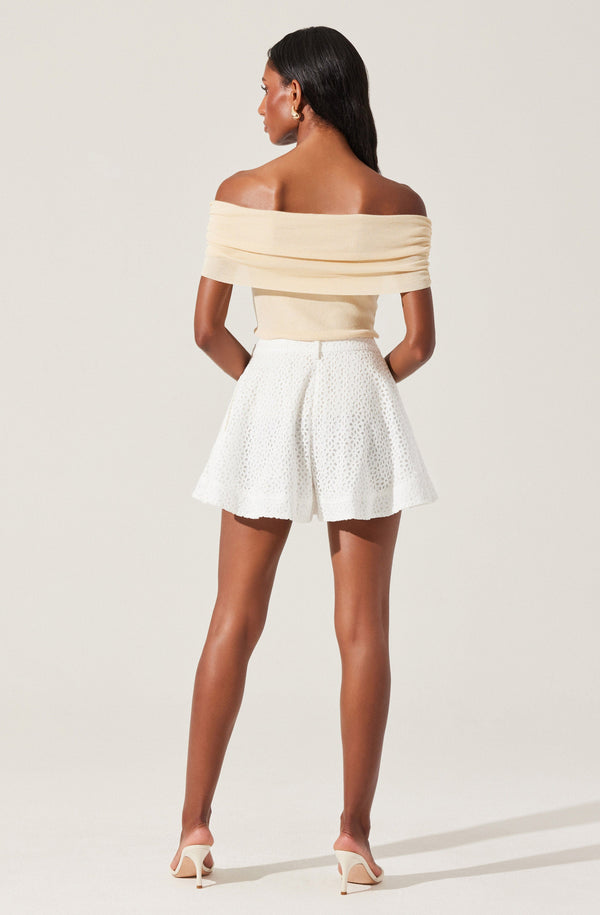 Kylin Off Shoulder Sweater Top - ASTR the Label
