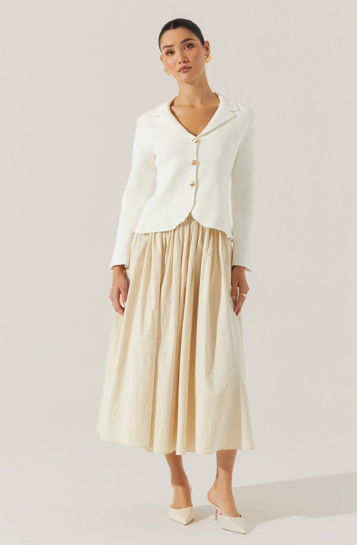 soerte（ソエルテ）の「Oversize tailored knit jacket/オーバー