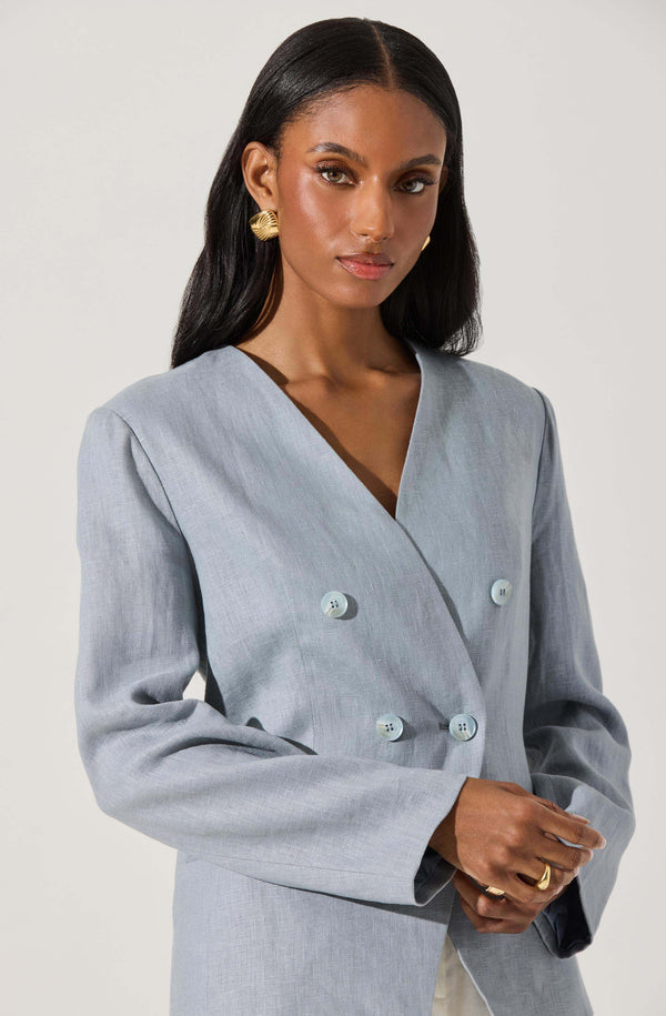Dannika Linen Blazer - ASTR the Label