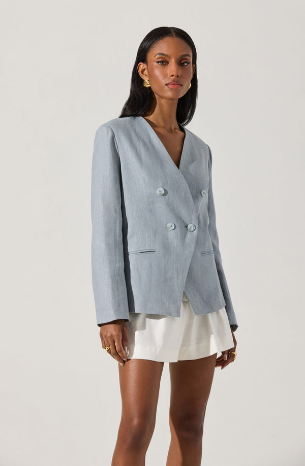 Dannika Linen Blazer - ASTR the Label