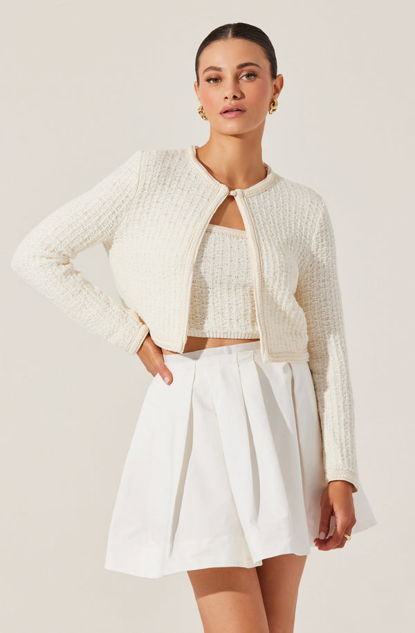Blaise Pearl Button Cardigan - ASTR the Label