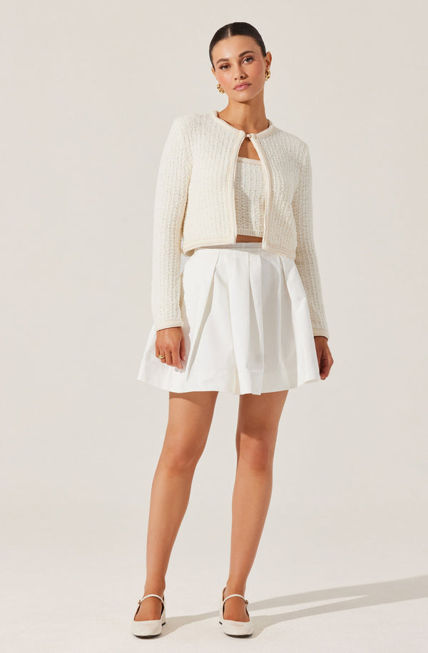 Blaise Pearl Button Cardigan - ASTR the Label