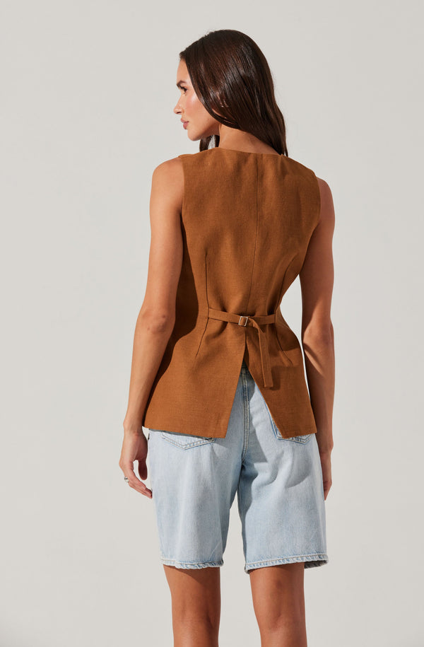 Sonja Asymmetrical Vest - ASTR the Label