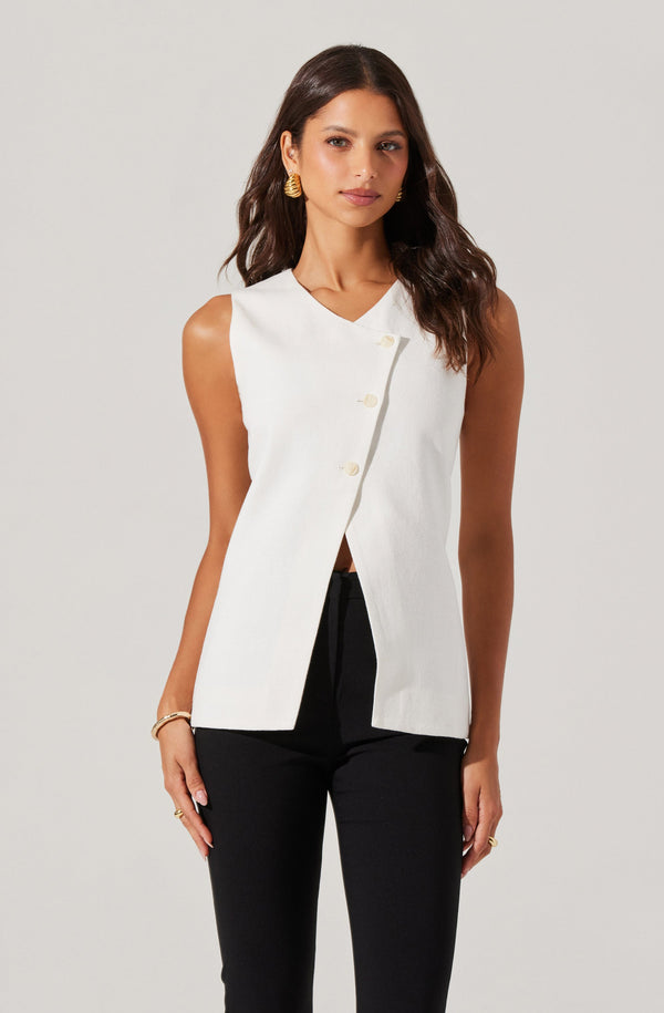 Sonja Asymmetrical Vest - ASTR the Label
