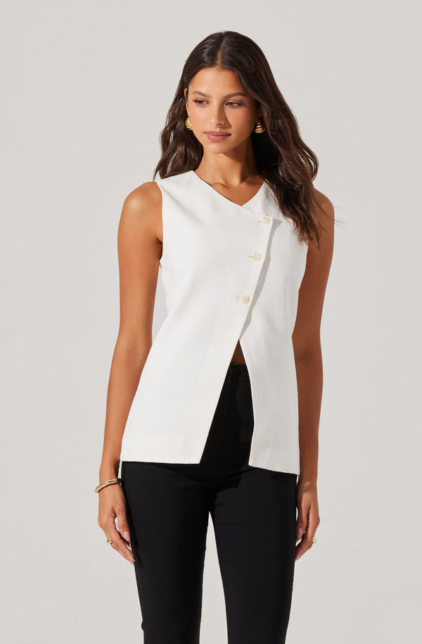 Sonja Asymmetrical Vest - ASTR the Label