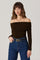Sticky add to cart - Datia Ruched Off Shoulder Top