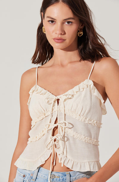 Islah Tie-Front Top