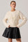 Sticky add to cart - Pennina Pearl Embellished Cable Sweater