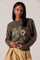 Sticky add to cart - Conetta Brushed Knit Floral Sweater