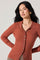 Sticky add to cart - Keren Collared Ribbed Knit Cardigan