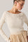 Sticky add to cart - Bluma Embroidered Boatneck Sweater